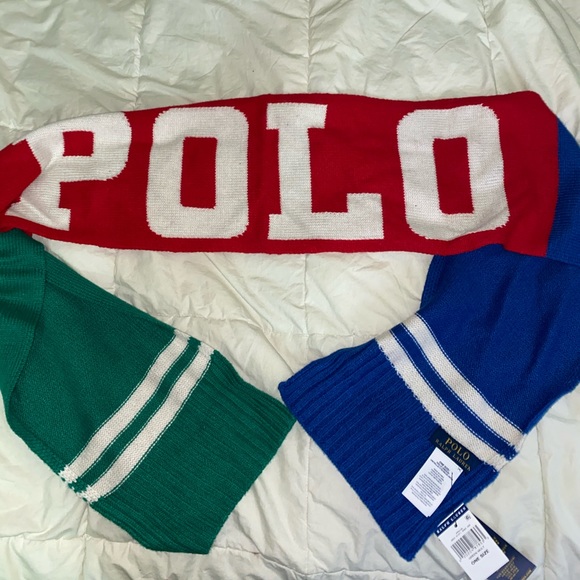 🔥NWT polo Ralph Lauren scarf🔥 only one left - Picture 4 of 5